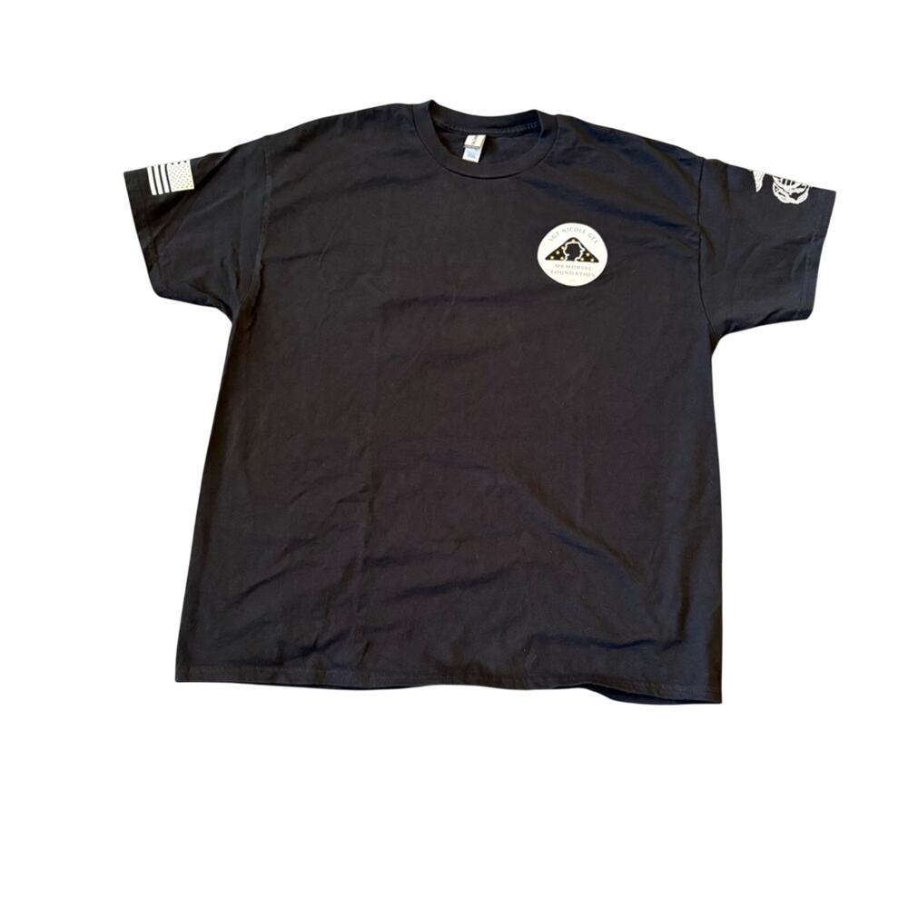 Gildan Black Graphic Men's XL Marine Memorial T-Shirt